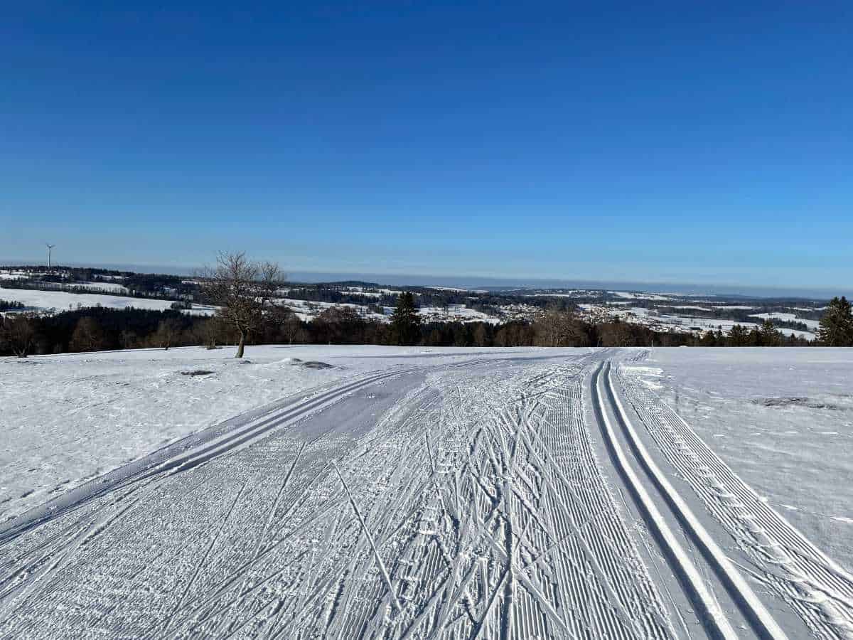 Parcours de ski de fonds : La Michel - La Combe Aubert
