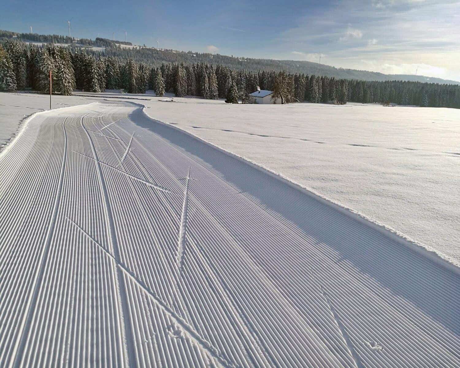 Parcours de ski de fonds : Le Peu-Péquignot - Les Bois - La Ferrière
